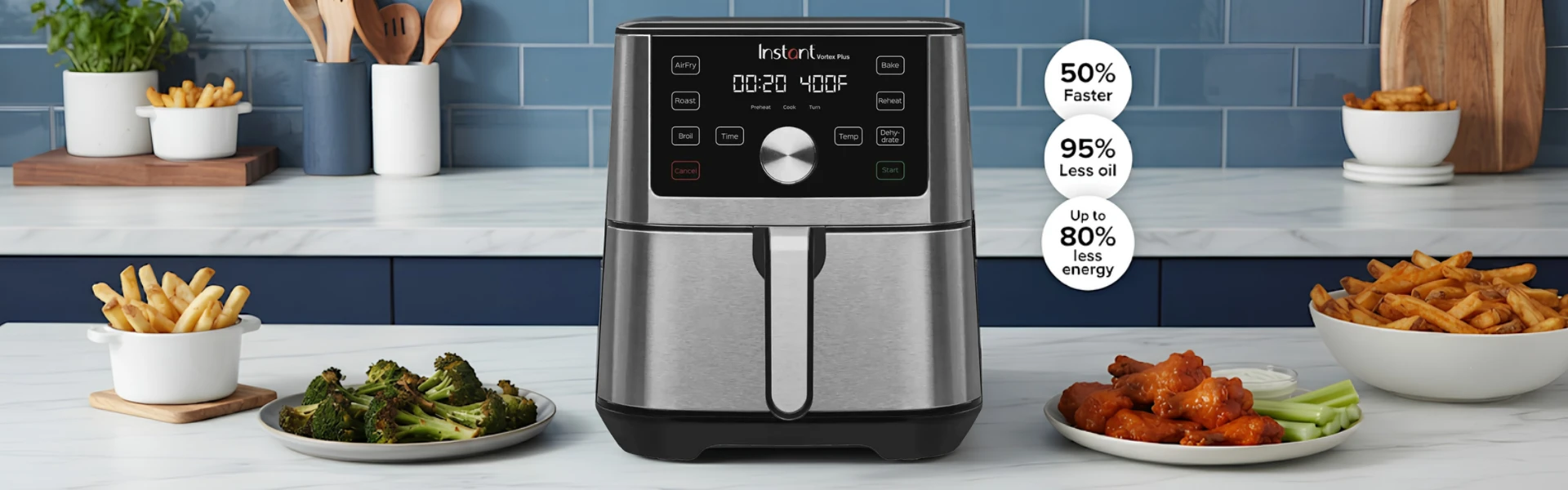 Instant Vortex Plus Air Fryer showcase banner